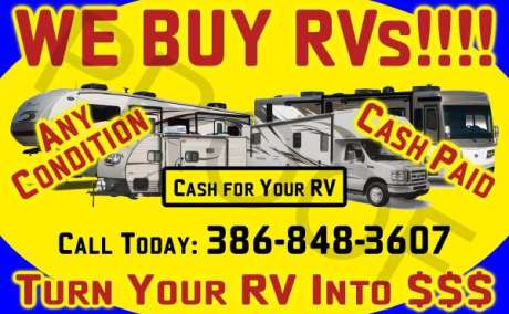 We buy RVs for cash any condition
